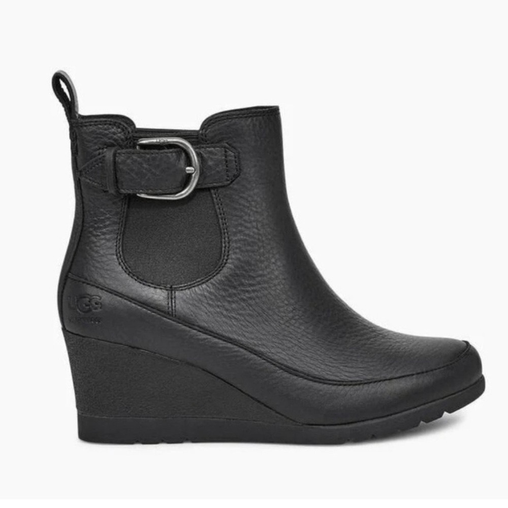 UGG Black Heeled Boots